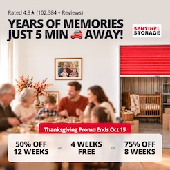 Sentinel Storage - Calgary South East Promotion
